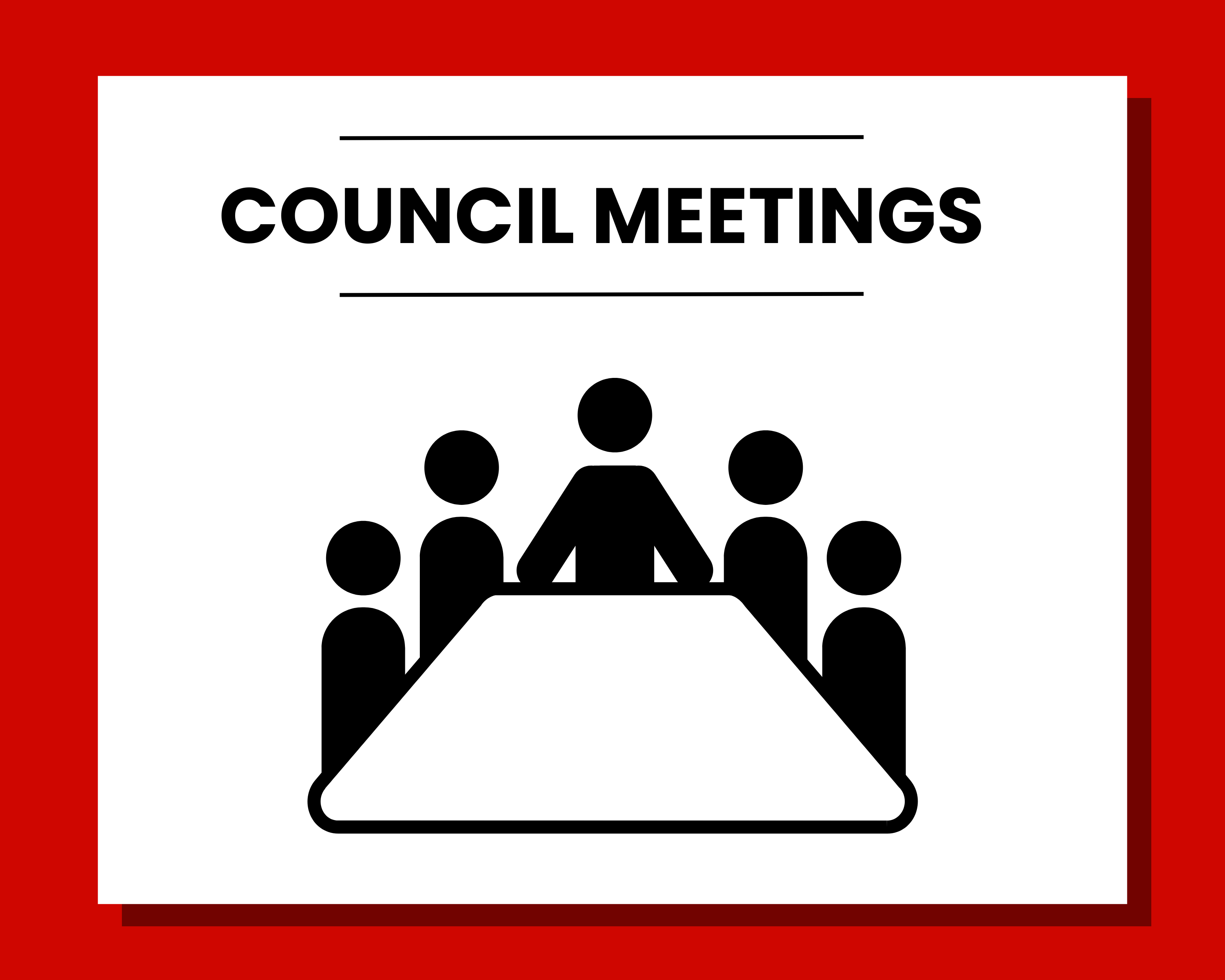 Click here for Council Meetings